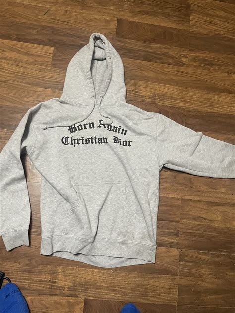 chinatown market born again christian dior hoodie